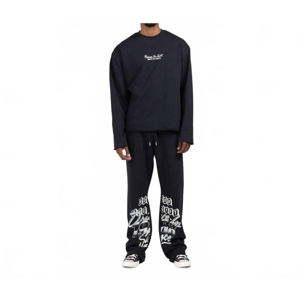 NEW HONOR THE GIFT men's d-holiday drive sweatpants in sweats black